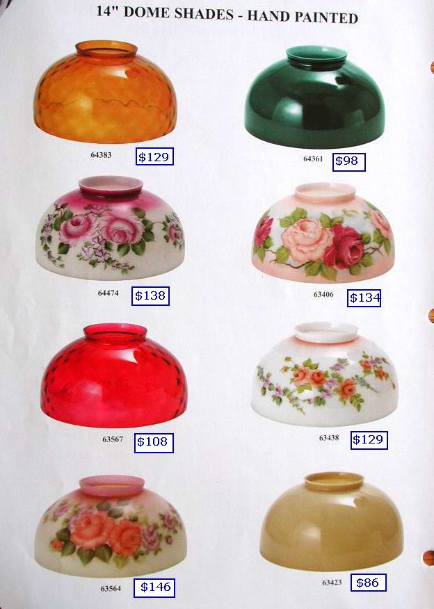 hanging oil lamp shades