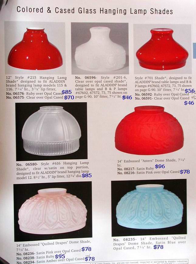 hanging oil lamp shades