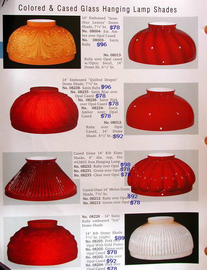 hanging oil lamp shades