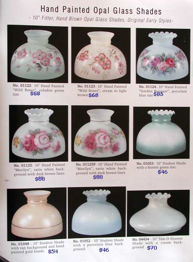 oil lamp glass student shades
