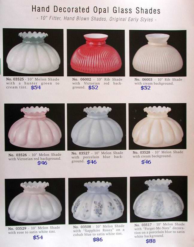 oil lamp glass student shades